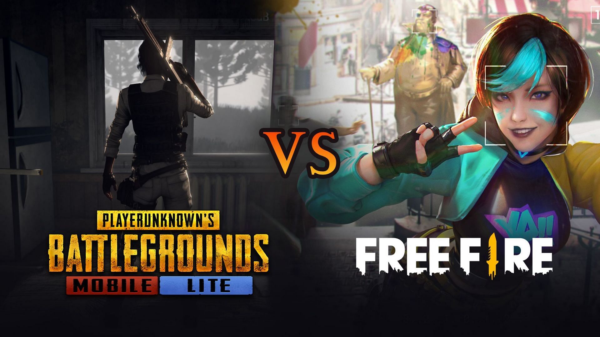 Assessing PUBG Mobile Lite and Free Fire for mid-range phones? (Image via Sportskeeda)