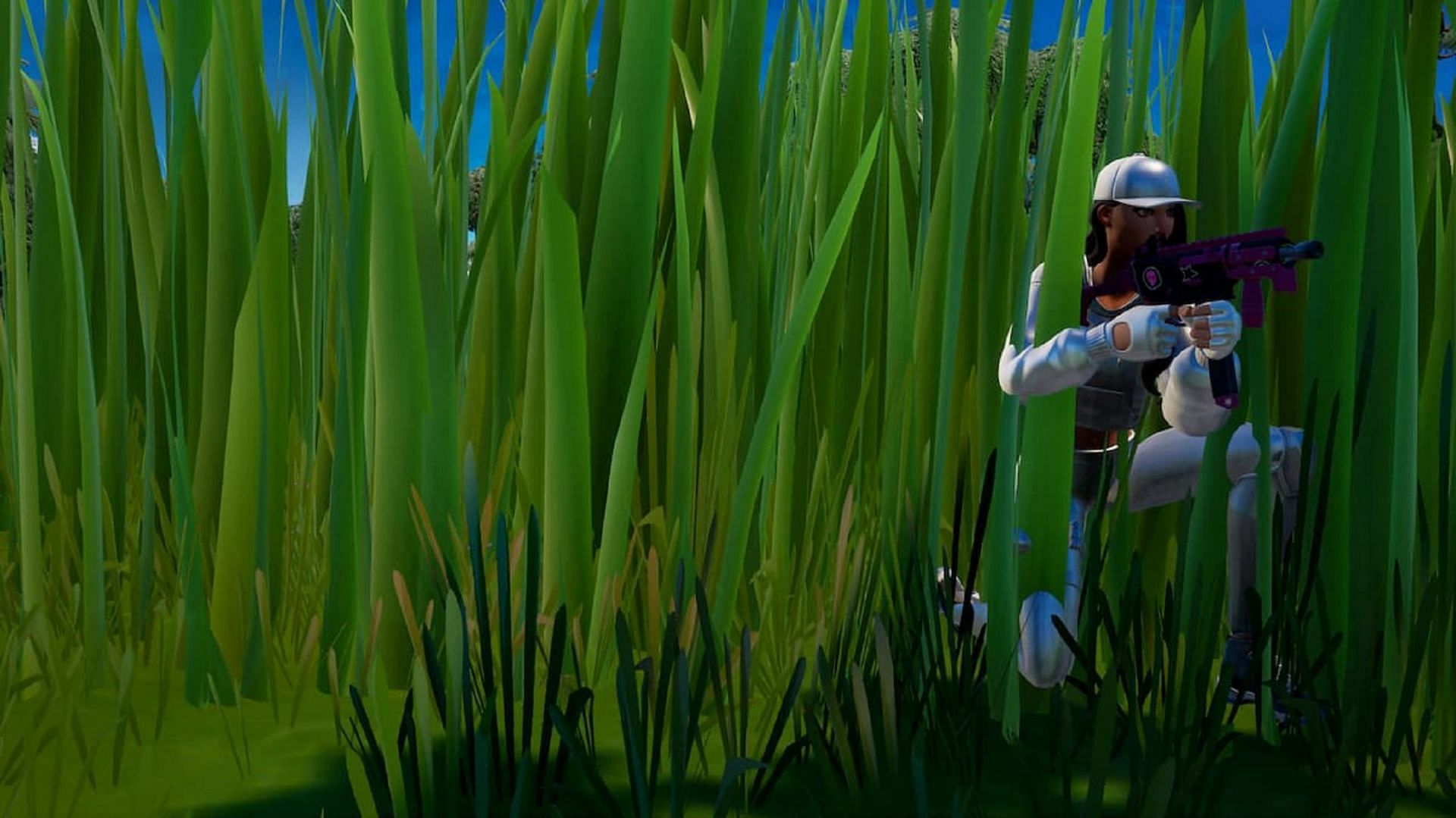 The &#039;touch grass&#039; joke seems to have come full circle in Fortnite (Image via Twitter/GiocareOra)