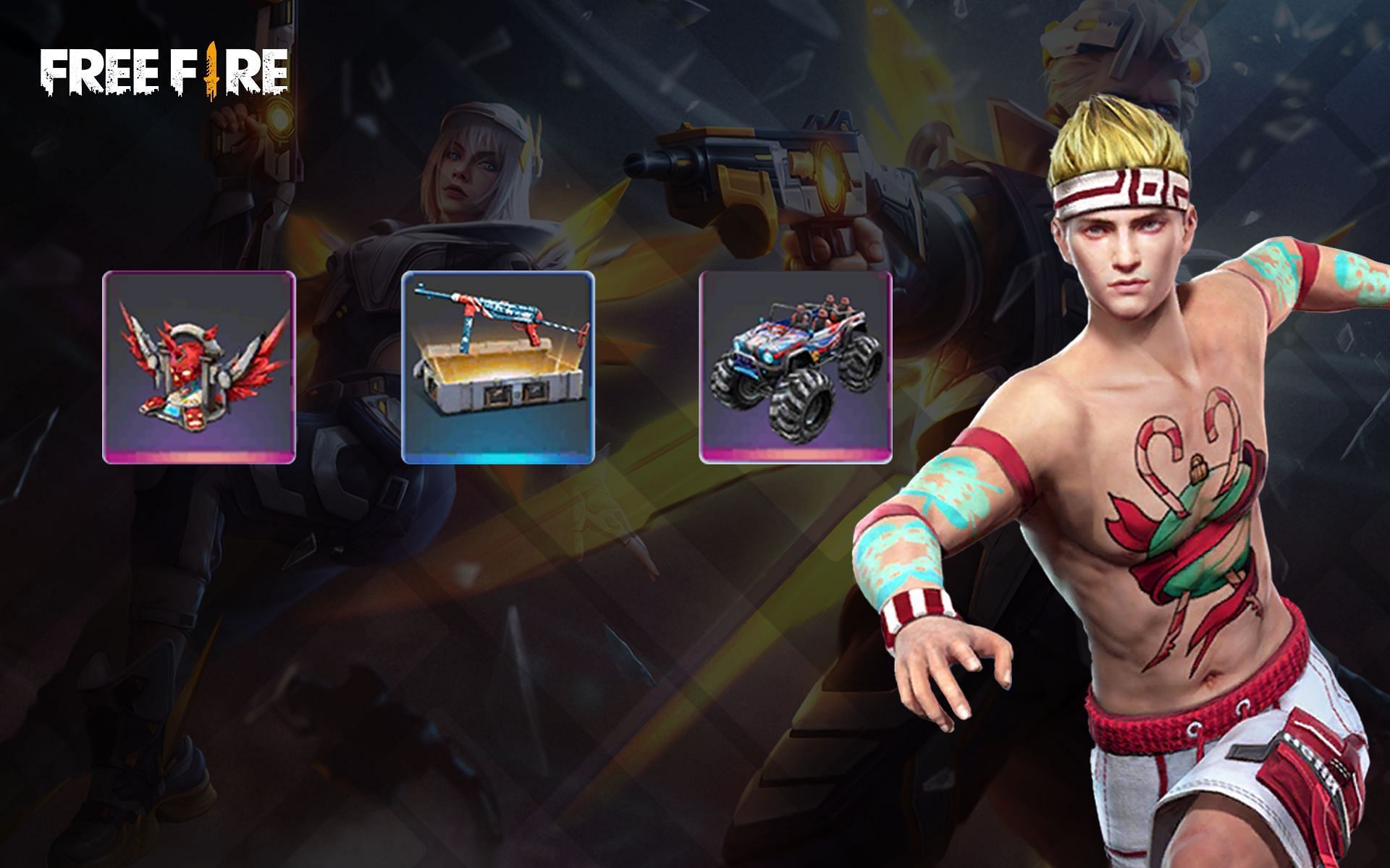 There are multiple rewards up for grabs (Image via Free Fire)