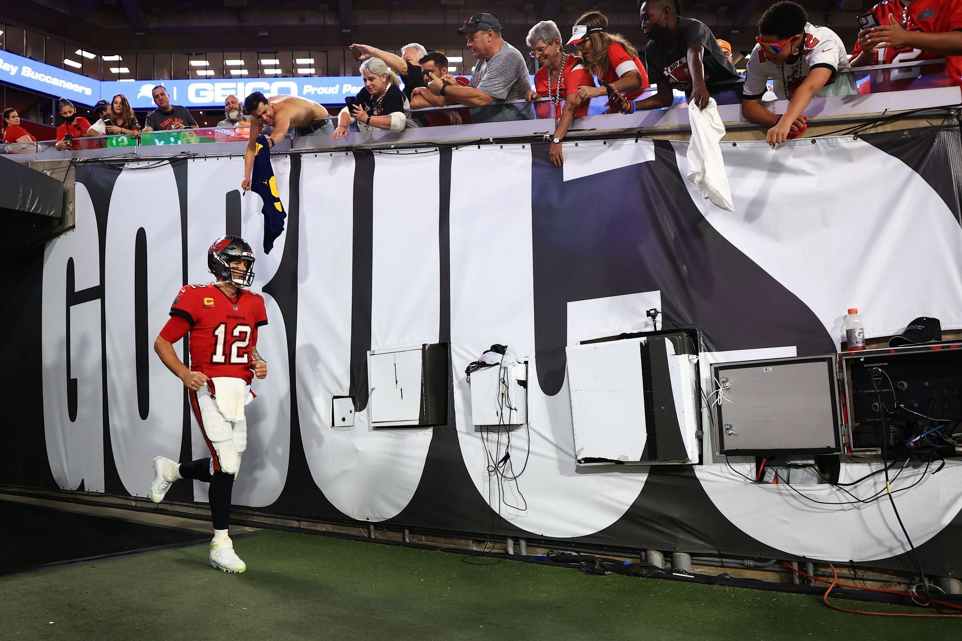 Tampa Bay Buccaneers quarterback Tom Brady