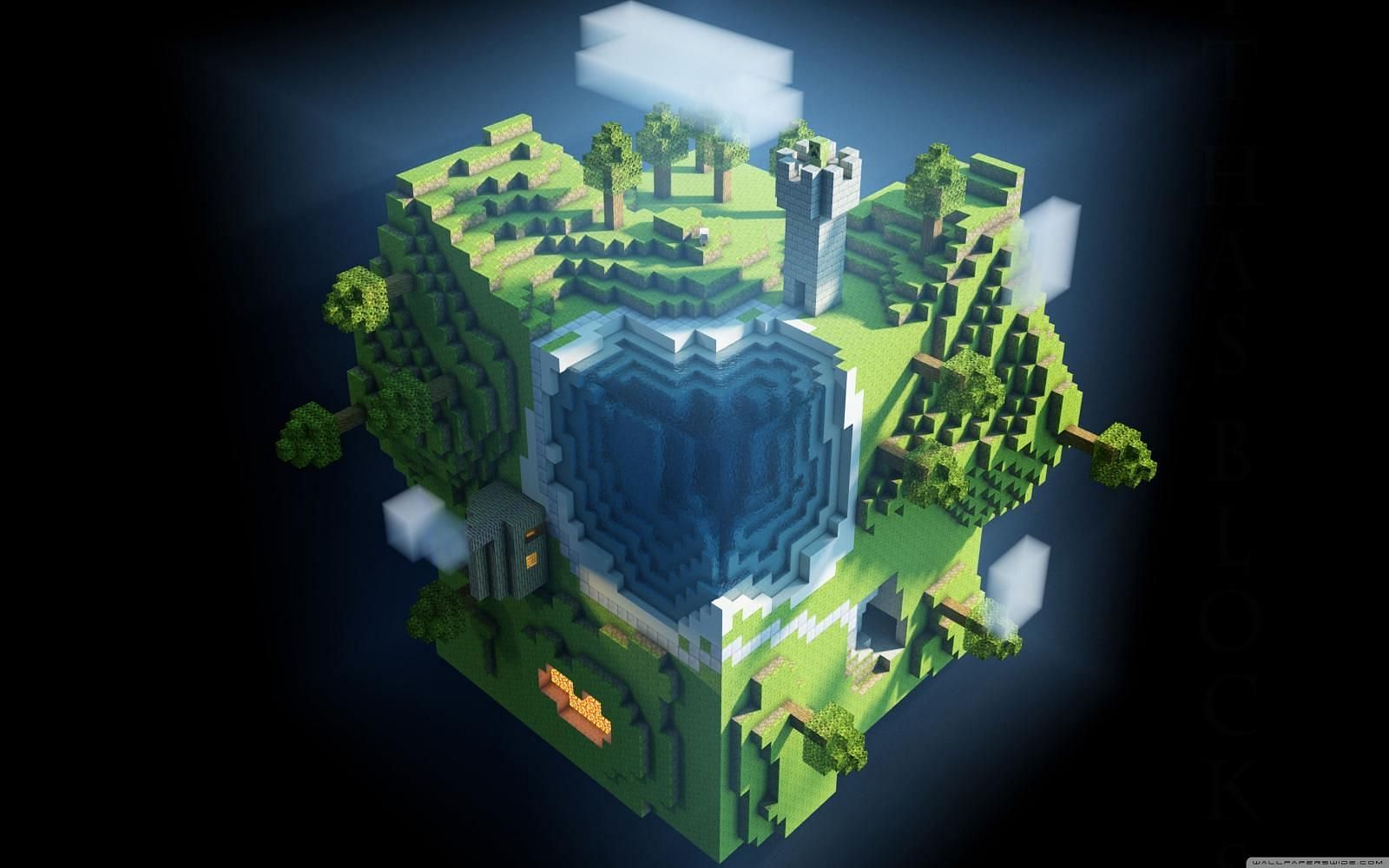 Minecraft (Image via Wallpaper Access)