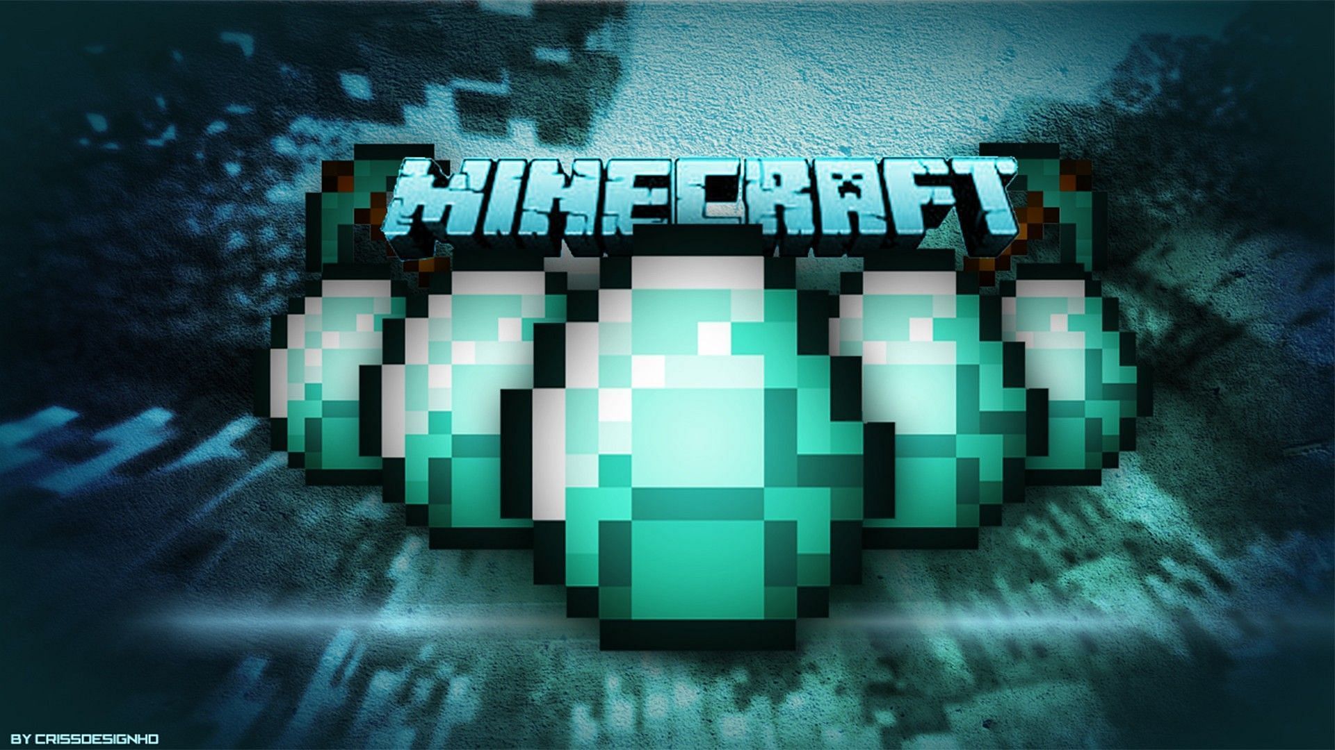 Diamonds are one of the strongest resources in Minecraft (Image via WallapaperAccess/Minecraft)