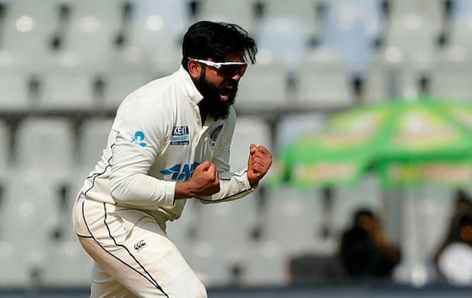 "What dreams are made of" - Ajaz Patel on taking four wickets on Day 1 at the Wankhede
