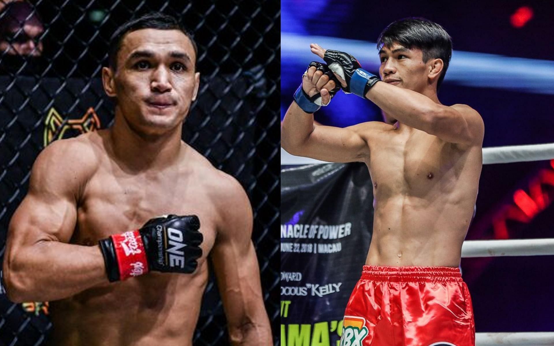 Danny Kingad (Right) remains humble after falling to Kairat Akhmetov (Left) | [Photos: ONE Championship]
