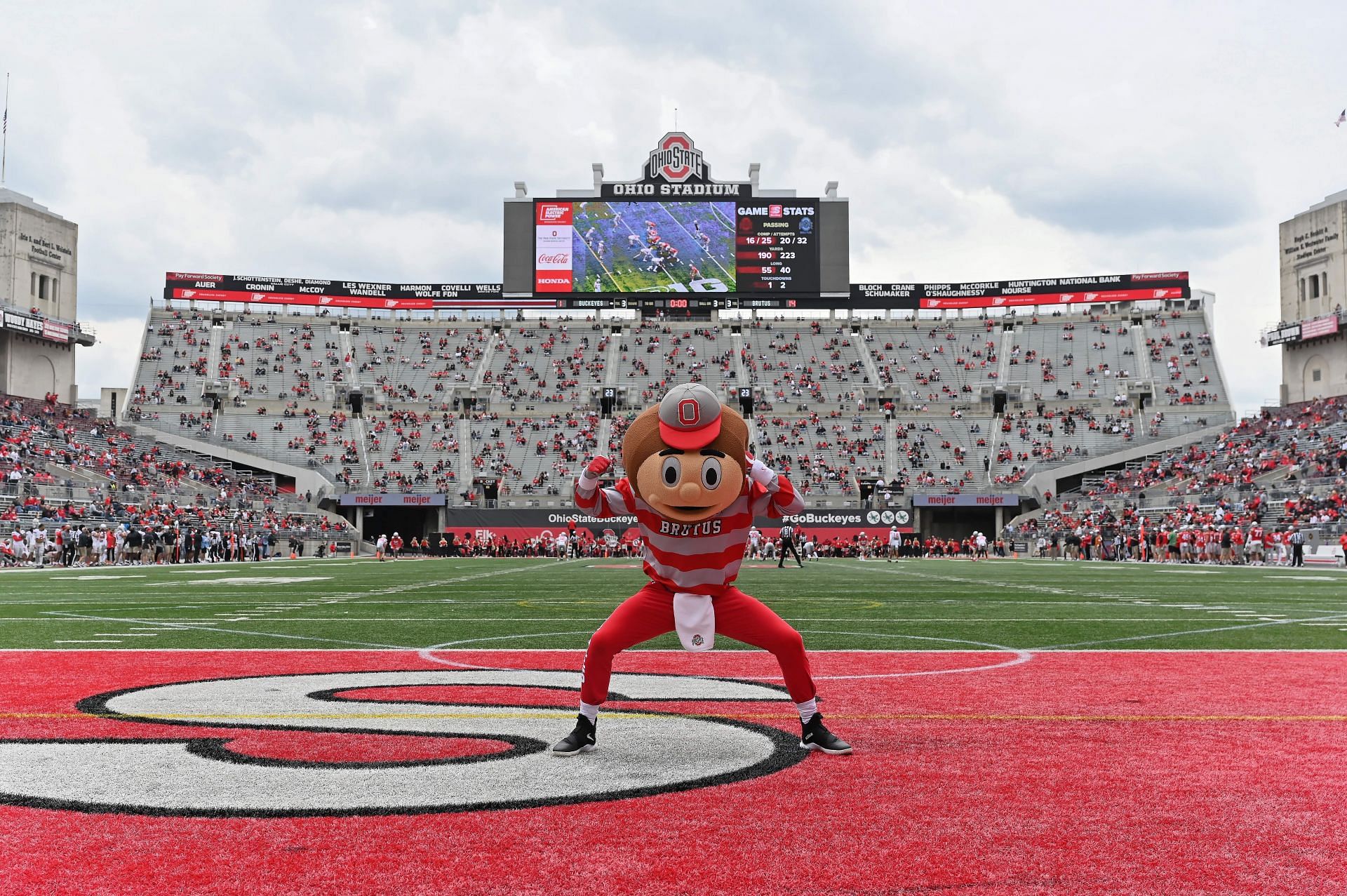 Ohio State Buckeyes mascot Brutus