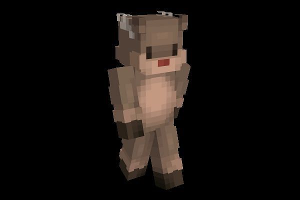 Rudolph Minecraft skin (Image via NameMC)