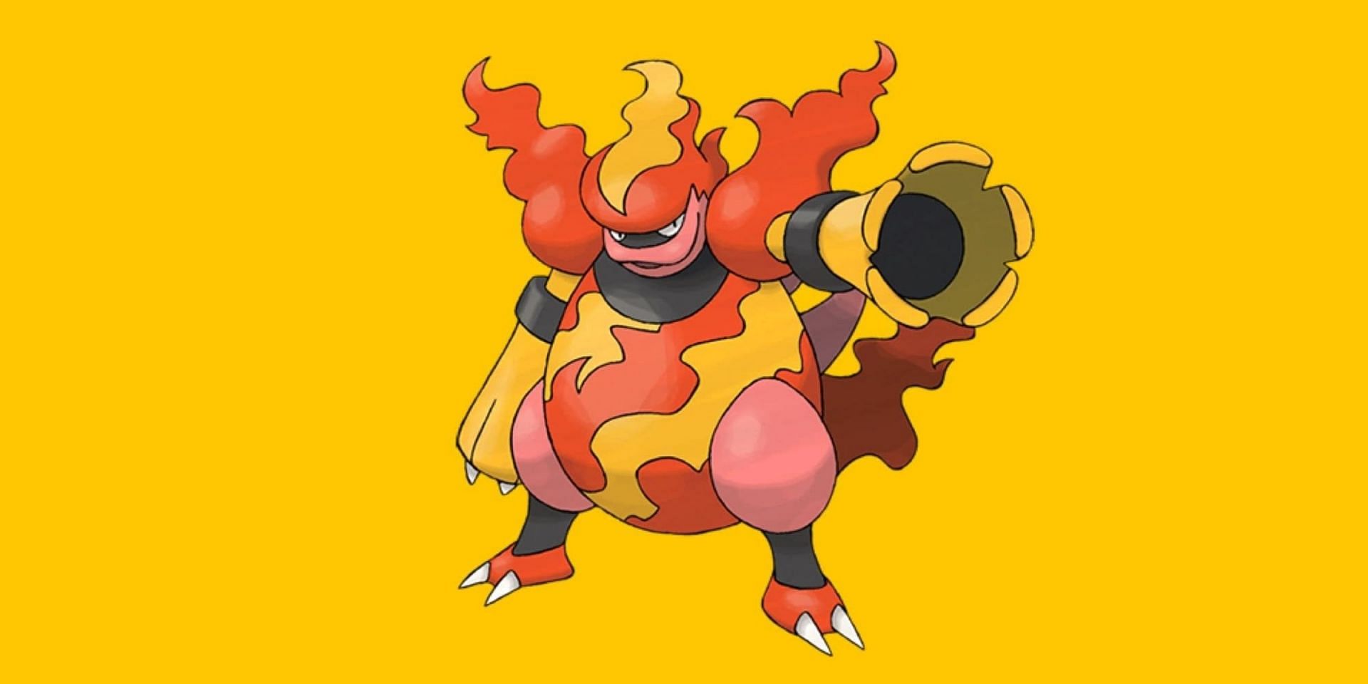 Magmortar is the final evolution of Magby and Magmar (Image via The Pokemon Company)