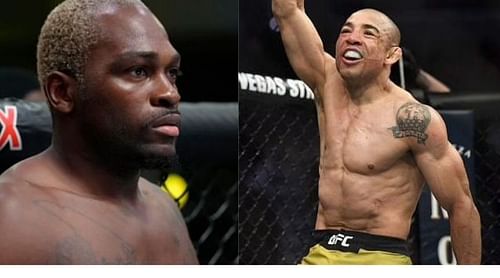 Derek Brunson (left) and Jose Aldo (right)