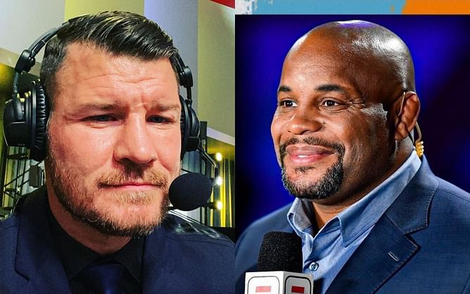 "You brown noser son of a b***h" - Daniel Cormier engages in light-hearted banter with Michael Bisping