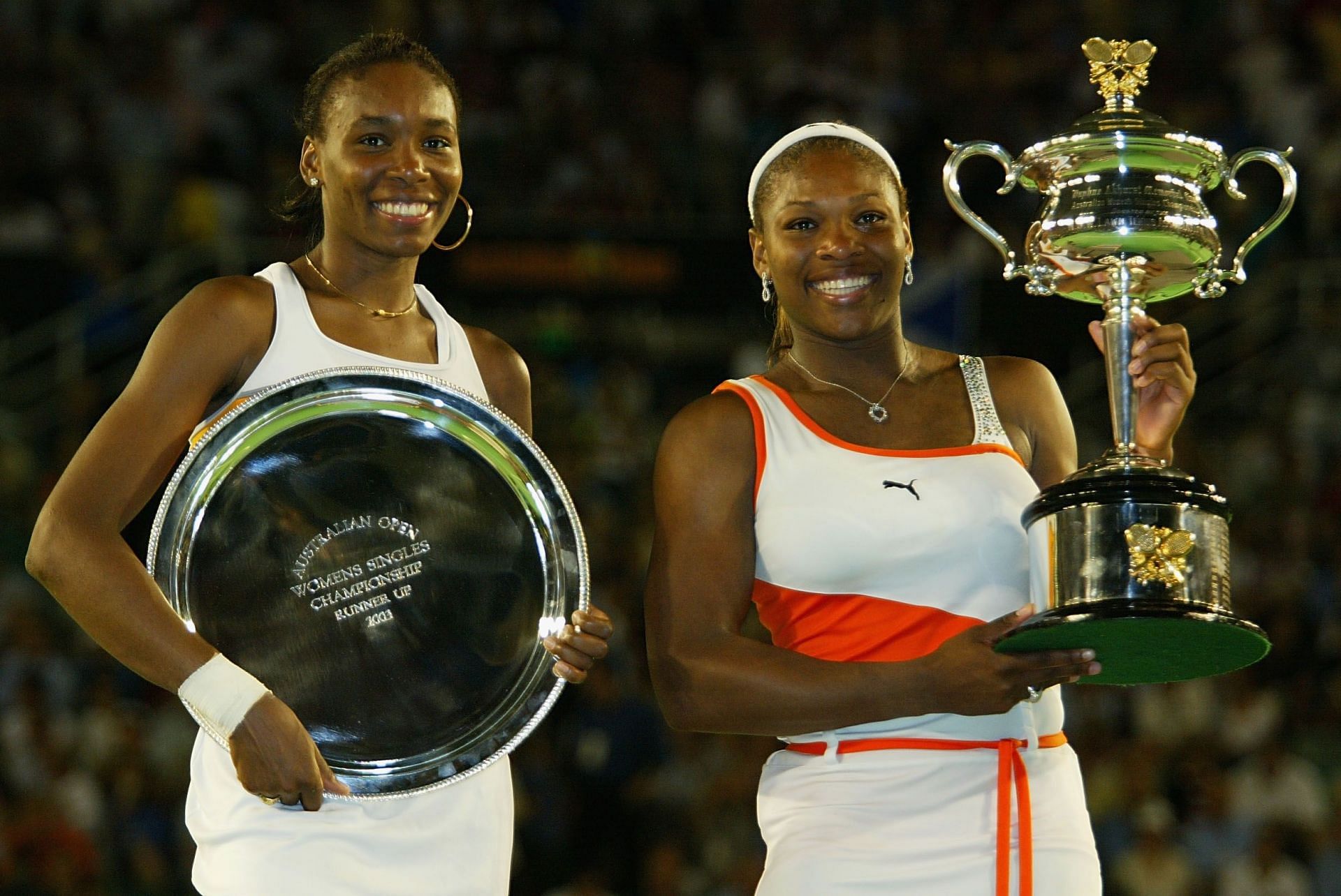 Venus and Serena Williams at the 2003 Australian Open