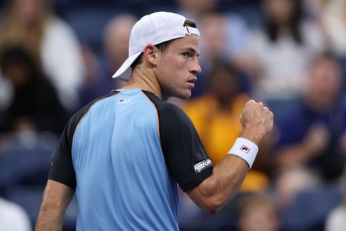 Diego Schwartzman at the US Open 2021