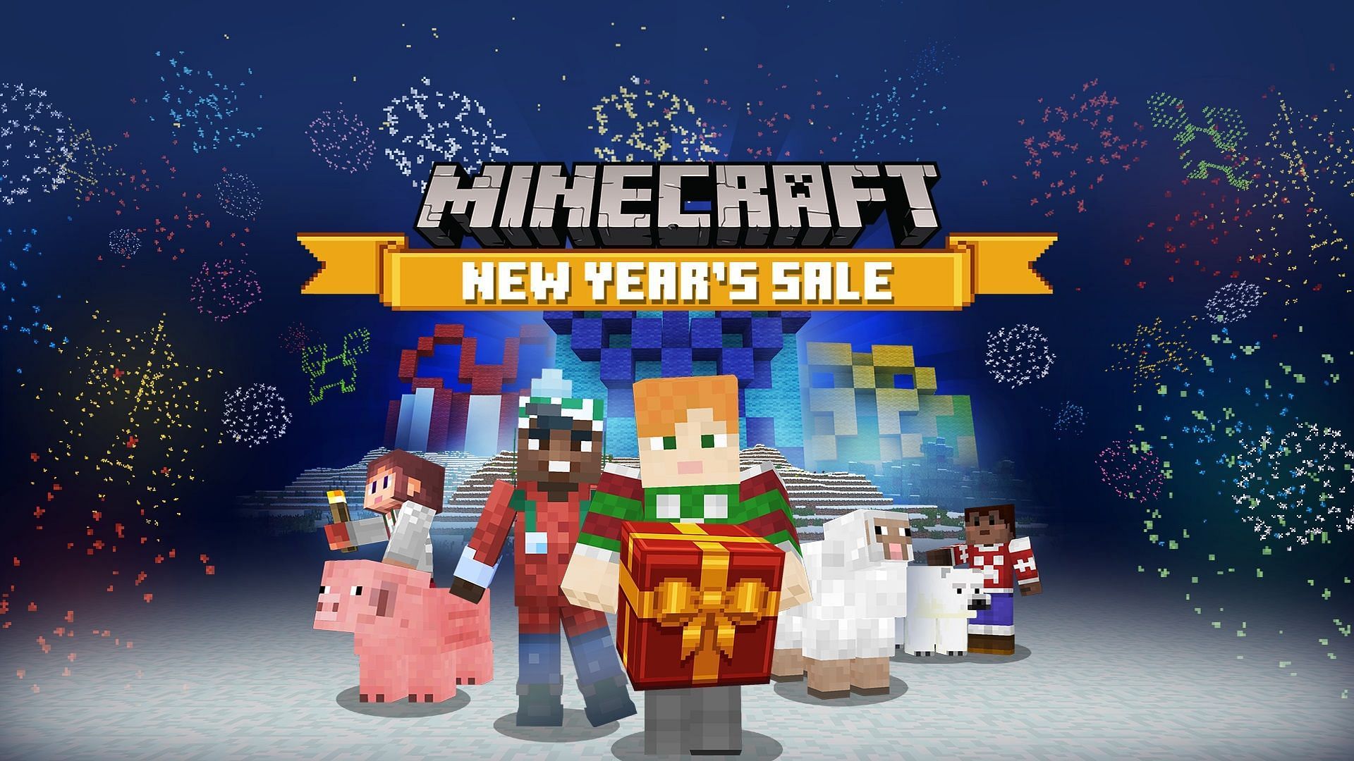 Minecraft is having a sale for the New Year (Image via Minecraft)