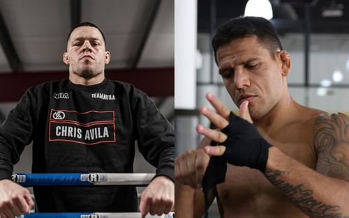 Nate Diaz (left), Rafael dos Anjos (right) [Images Courtesy: @natediaz209 @rdosanjosmma on Instagram]