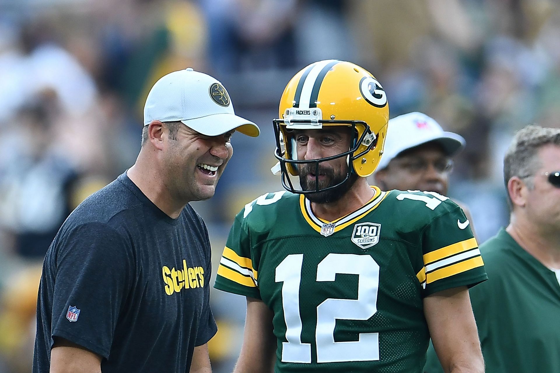 Steelers QB Ben Roethlisberger and Packers QB Aaron Rodgers