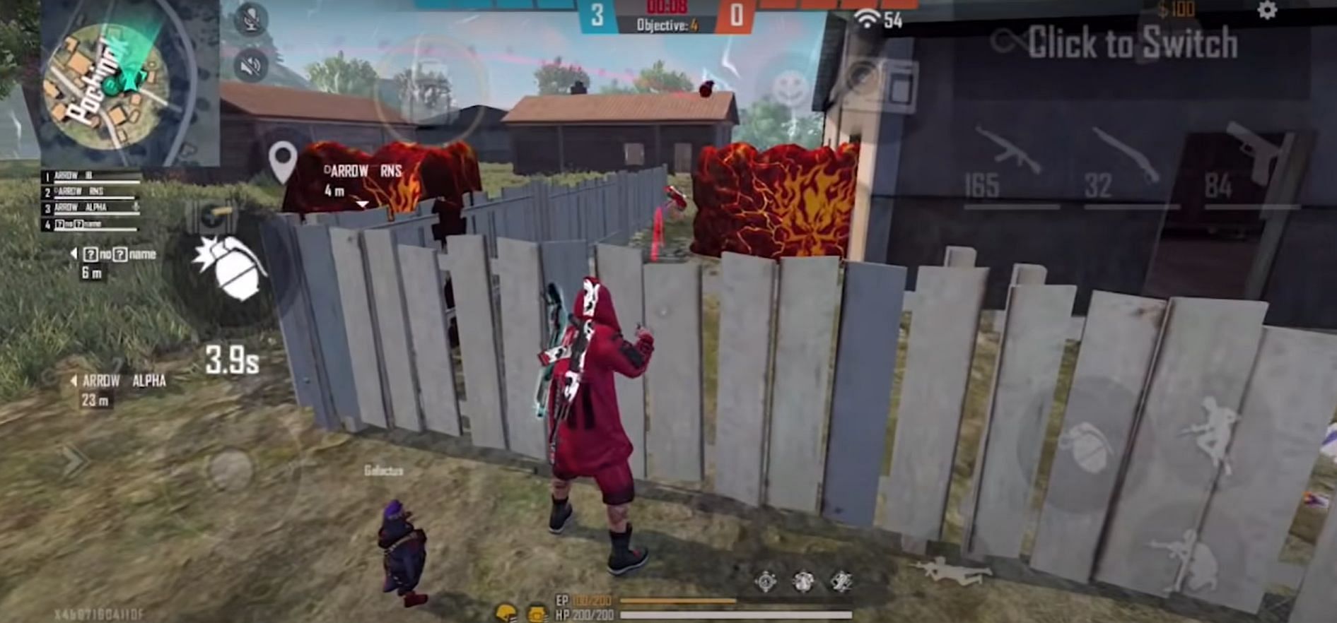 Rush with grenades (Image via Arrow gaming/YouTube)