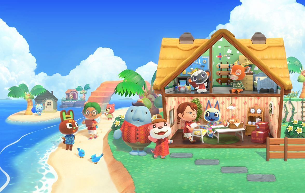 This glitch has a lot to do with the Happy Home Paradise DLC (Image via Nintendo)