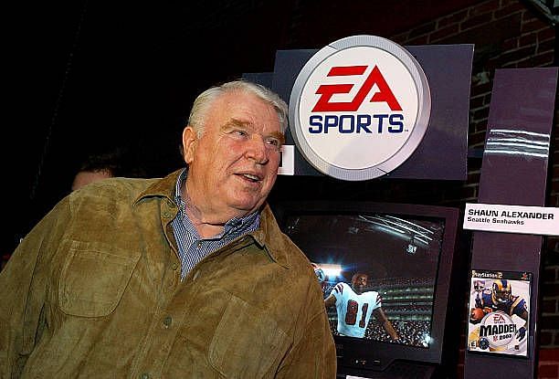 John Madden was the face and voice of the Madden video game