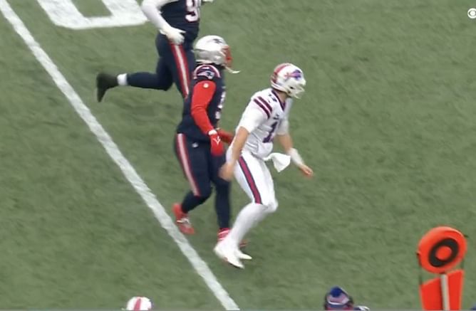 Patriots' Matthew Judon seems to have no remorse over tripping Josh Allen