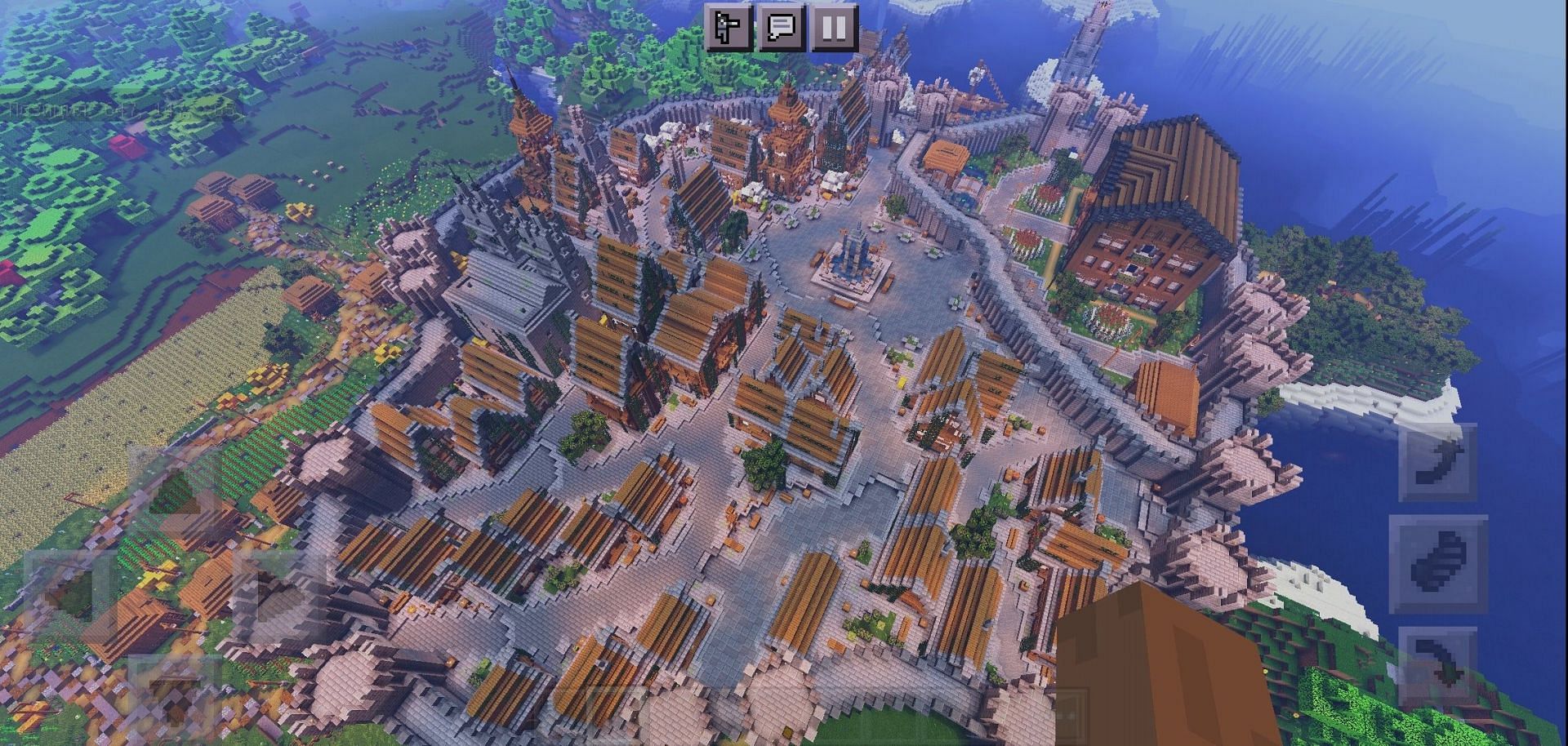Medieval town(Image via u/exxidro on Reddit)