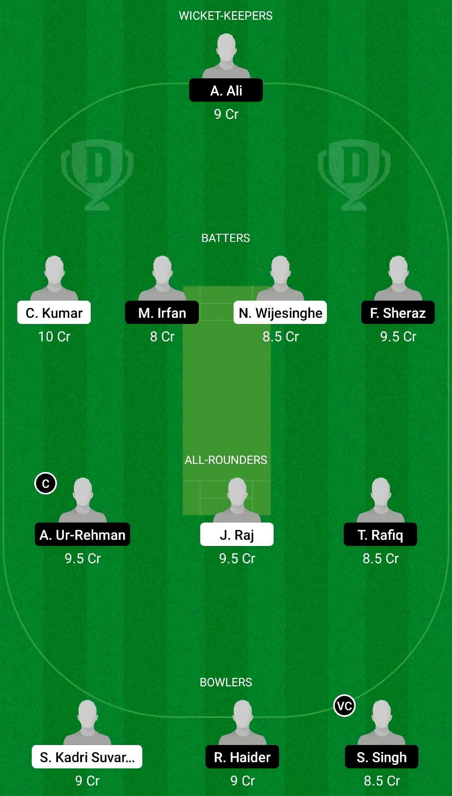 KLS vs SPE Dream11 Fantasy Suggestion #2