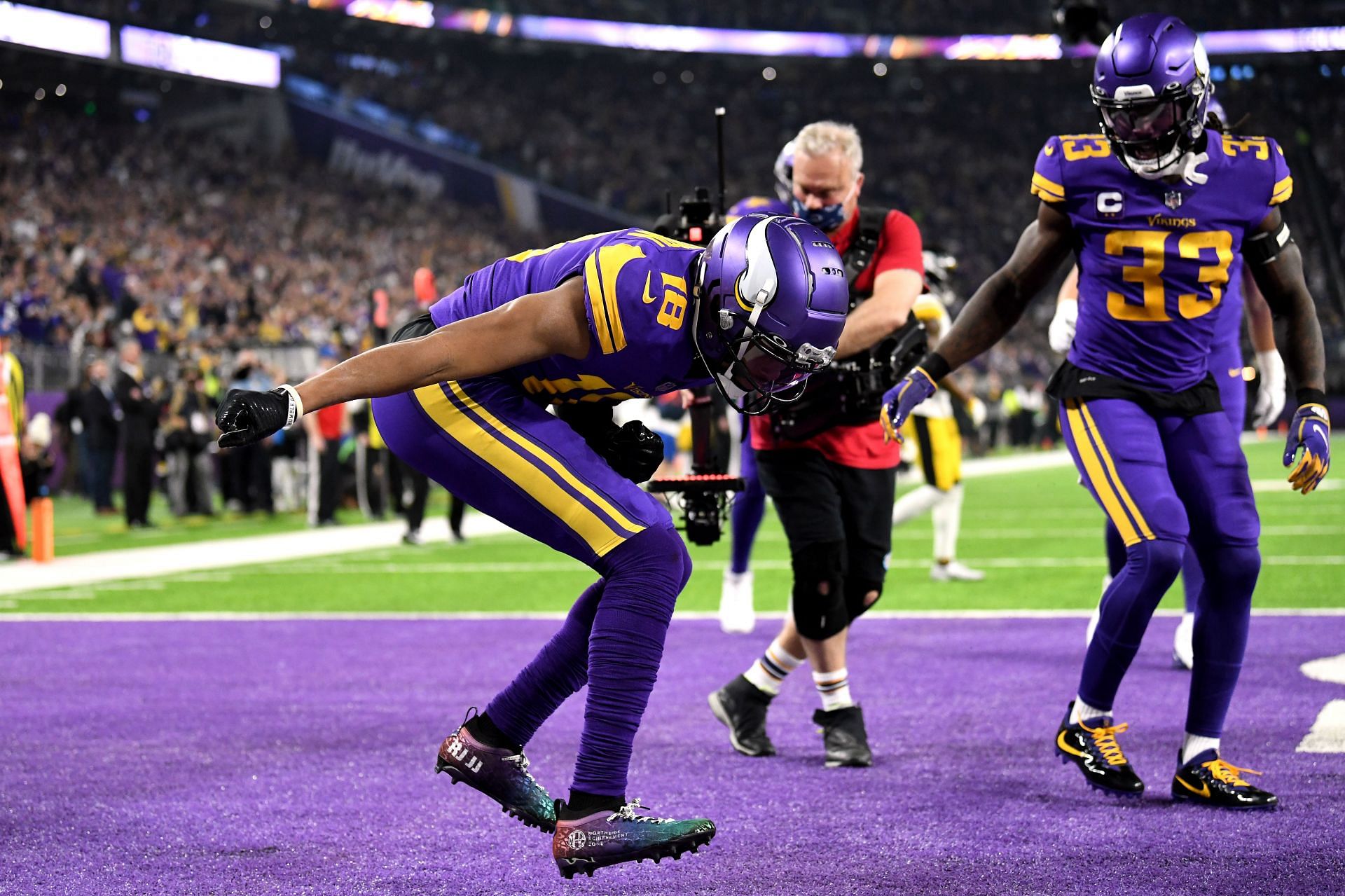 Minnesota Vikings&#039; Justin Jefferson and Dalvin Cook