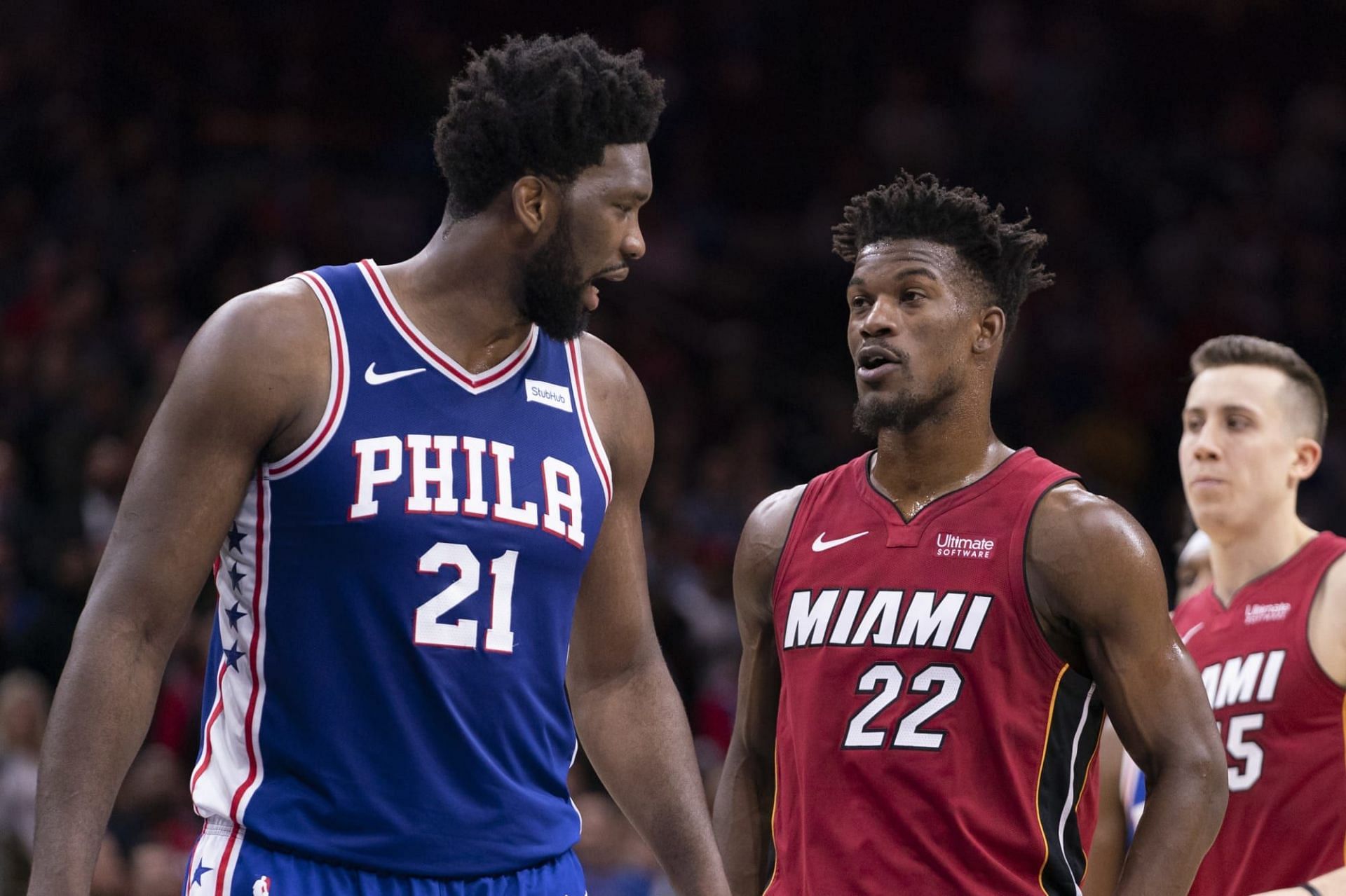 The Philadelphia 76ers and Miami Heat will battle without their respective best players on Wednesday at Wells Fargo Center [Photo: All U Can Heat]