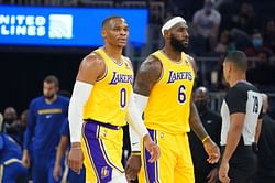 "We have guys that can take over a game at any point" - Russell Westbrook on LA Lakers' Big 3 finding their rhythm, as Brodie combines with LeBron James and Anthony Davis against Boston Celtics