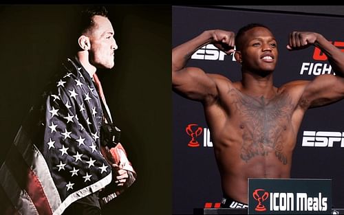 Michael Chandler (left), Terrance McKinney (right) [Credits: @mikechandlermma, twrecks155 via Instagram]