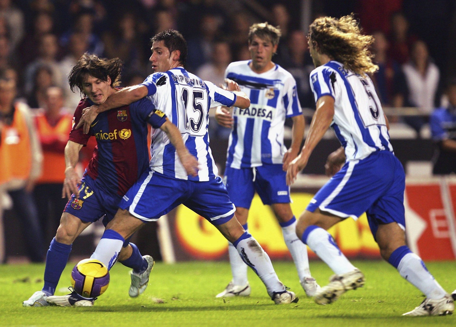 Lionel Messi was called upon by the senior team manager at a very young age