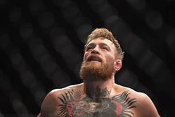 Conor McGregor revisits childhood pictures with neighbor who celebrated 90th birthday at The Black Forge Inn