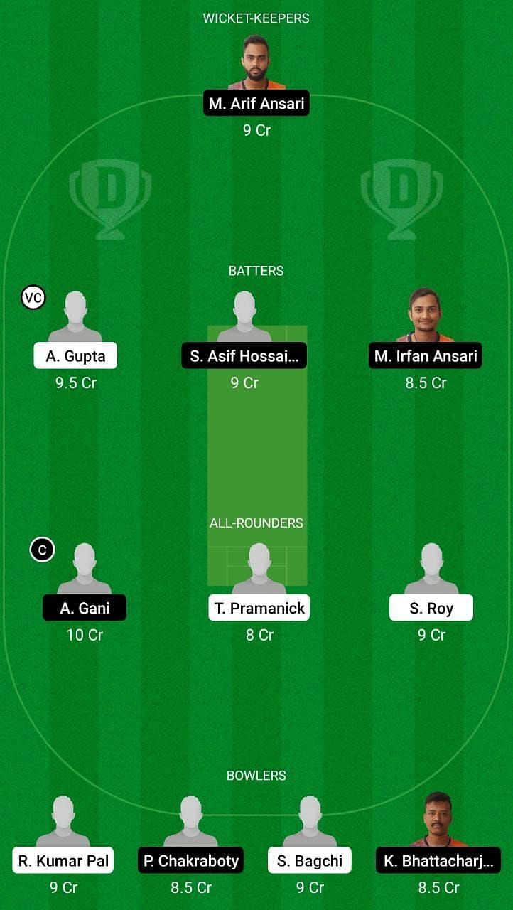 NSD vs HOD Dream11 Fantasy Suggestion #1 - Bengal Inter District T20 2021