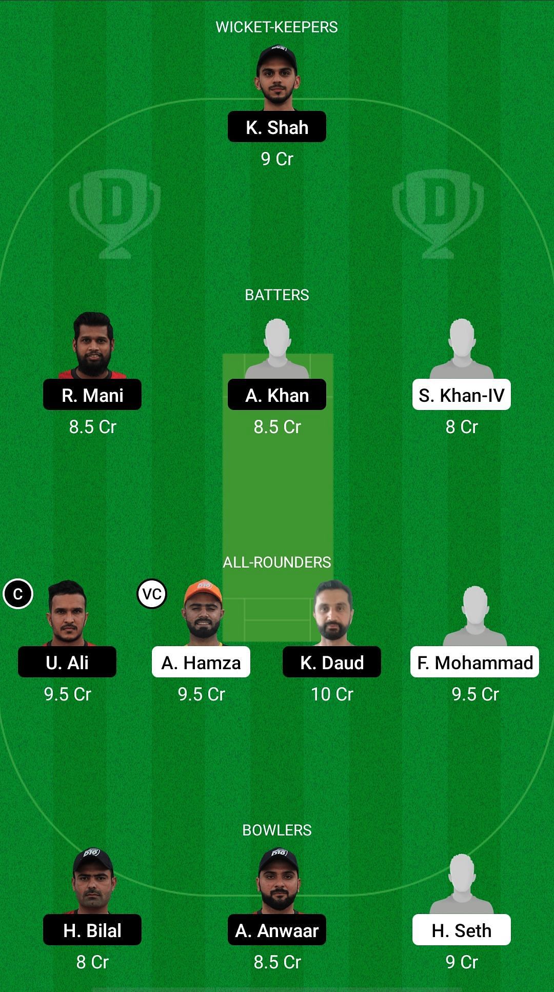 DUB vs SHA Dream11 Prediction - Emirates D10