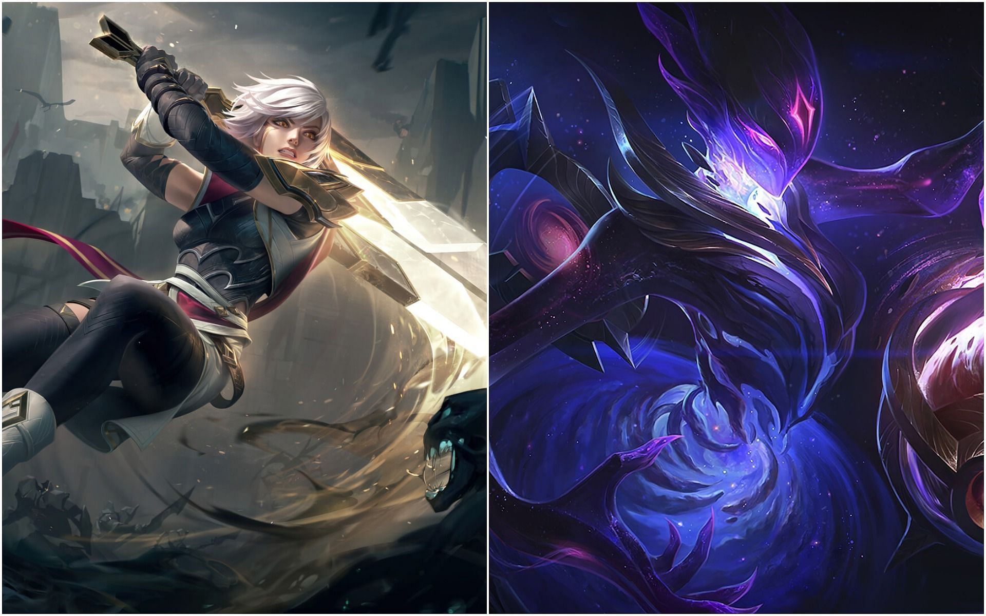 Sentinel Riven and Dark Star Orianna are two amazing currently available for sale (Image via League of Legends)