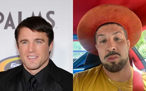 Chael Sonnen (L) via Getty and Brendan Schaub (R) via Instagram @brendanschaub