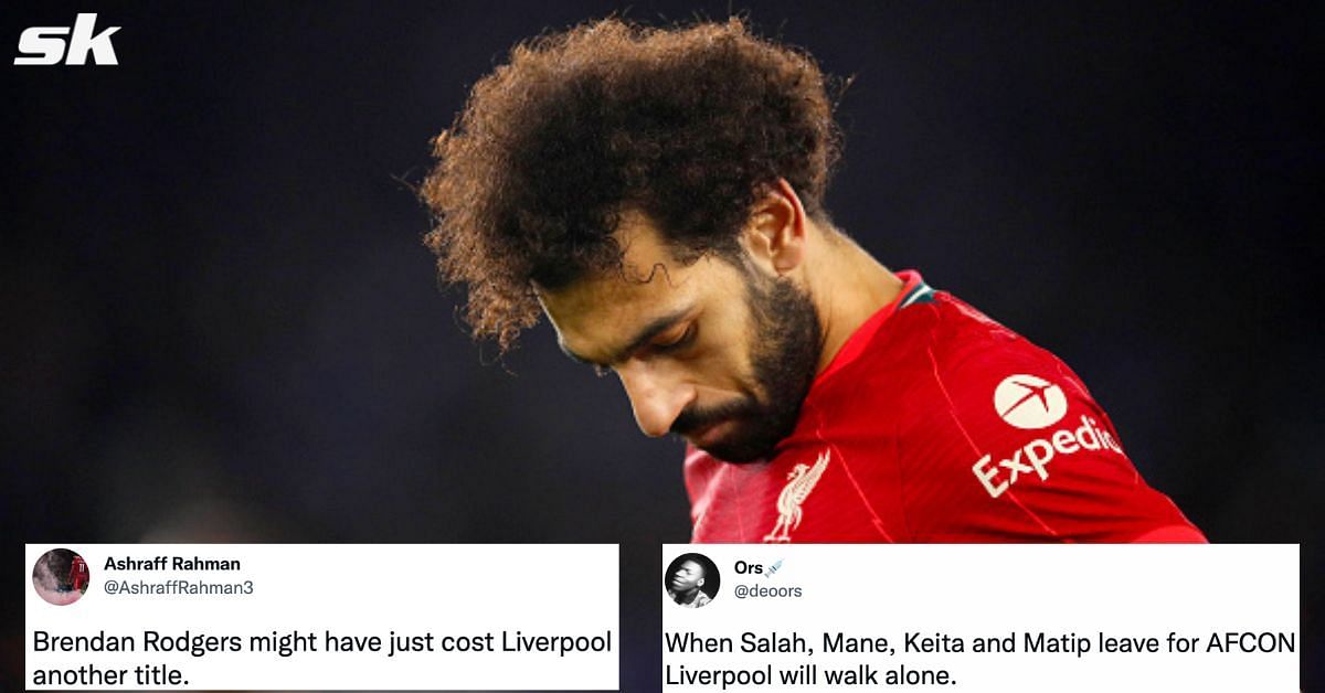 Twitter reacts to Mohamed Salah and Liverpool&#039;s poor outing at Leicester City.