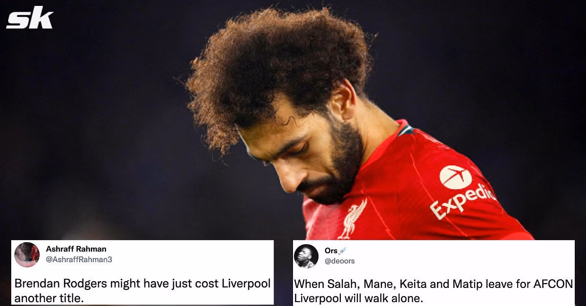 Twitter reacts to Mohamed Salah and Liverpool&#039;s poor outing at Leicester City.