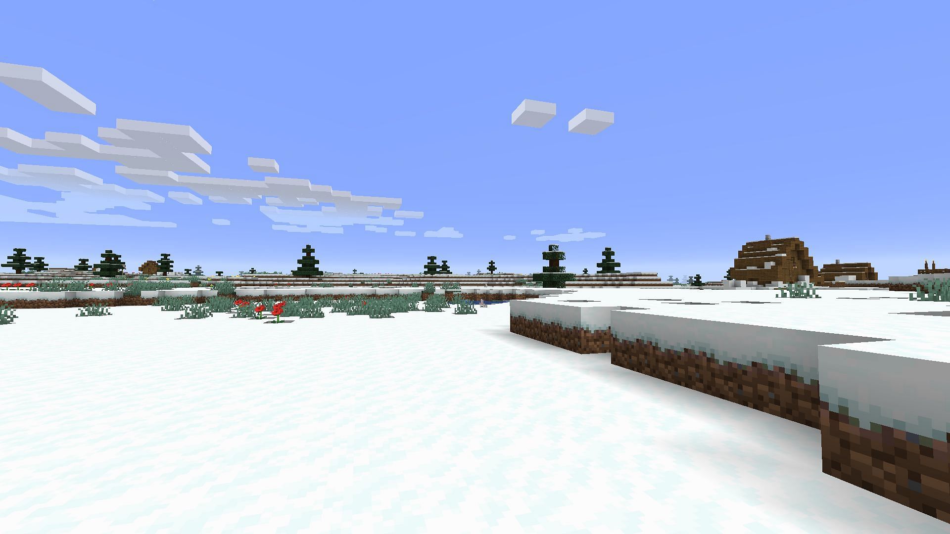 The Snowy Plains biome (Image via Minecraft)