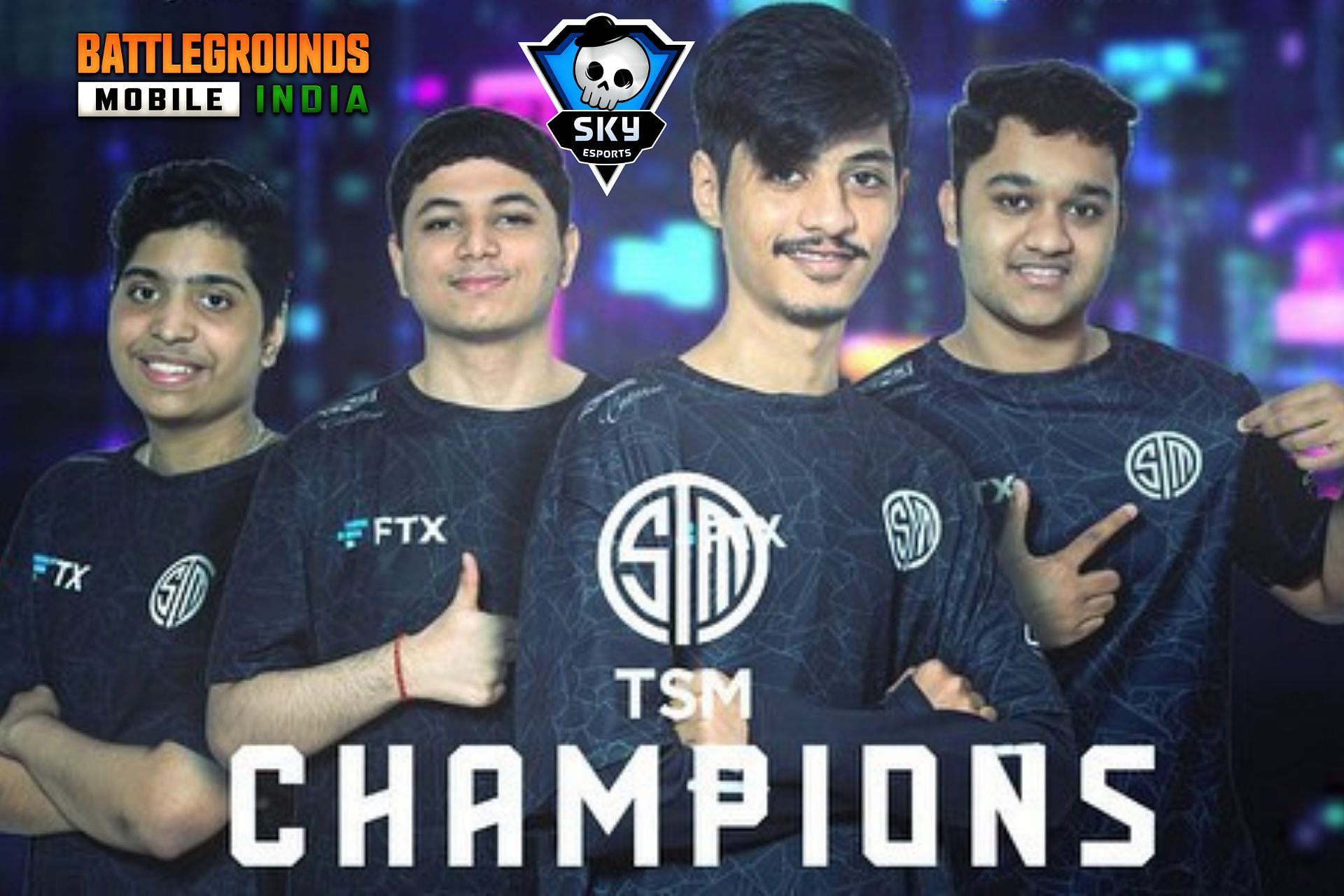 TSM FTX has been crowned as the winners of AMD Skyesports Mobile Open BGMI (Image via Sportskeeda)