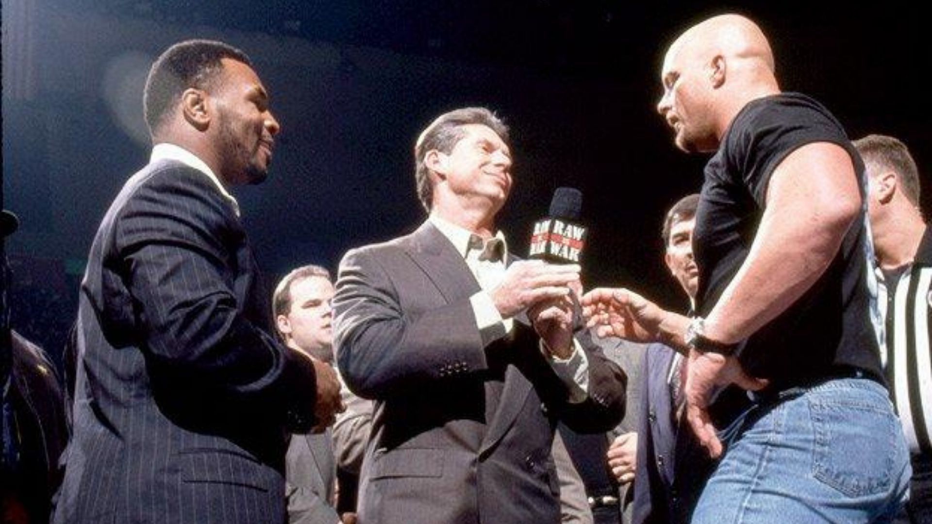 Mike Tyson, Vince McMahon, and Steve Austin
