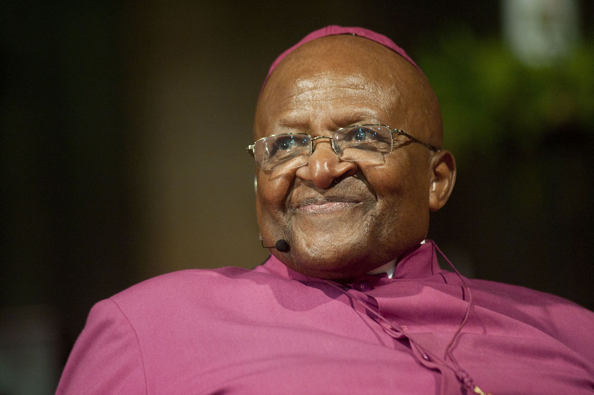 Late Archbishop Desmond Tutu (Image via Rodger Bosch / AFP/ Getty Images)