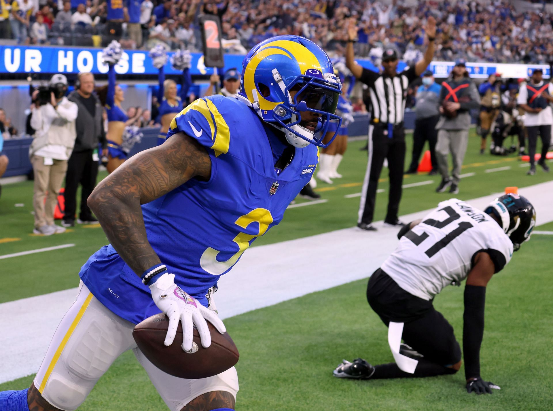 Odell Beckham powers Rams' dominant night over the Cardinals