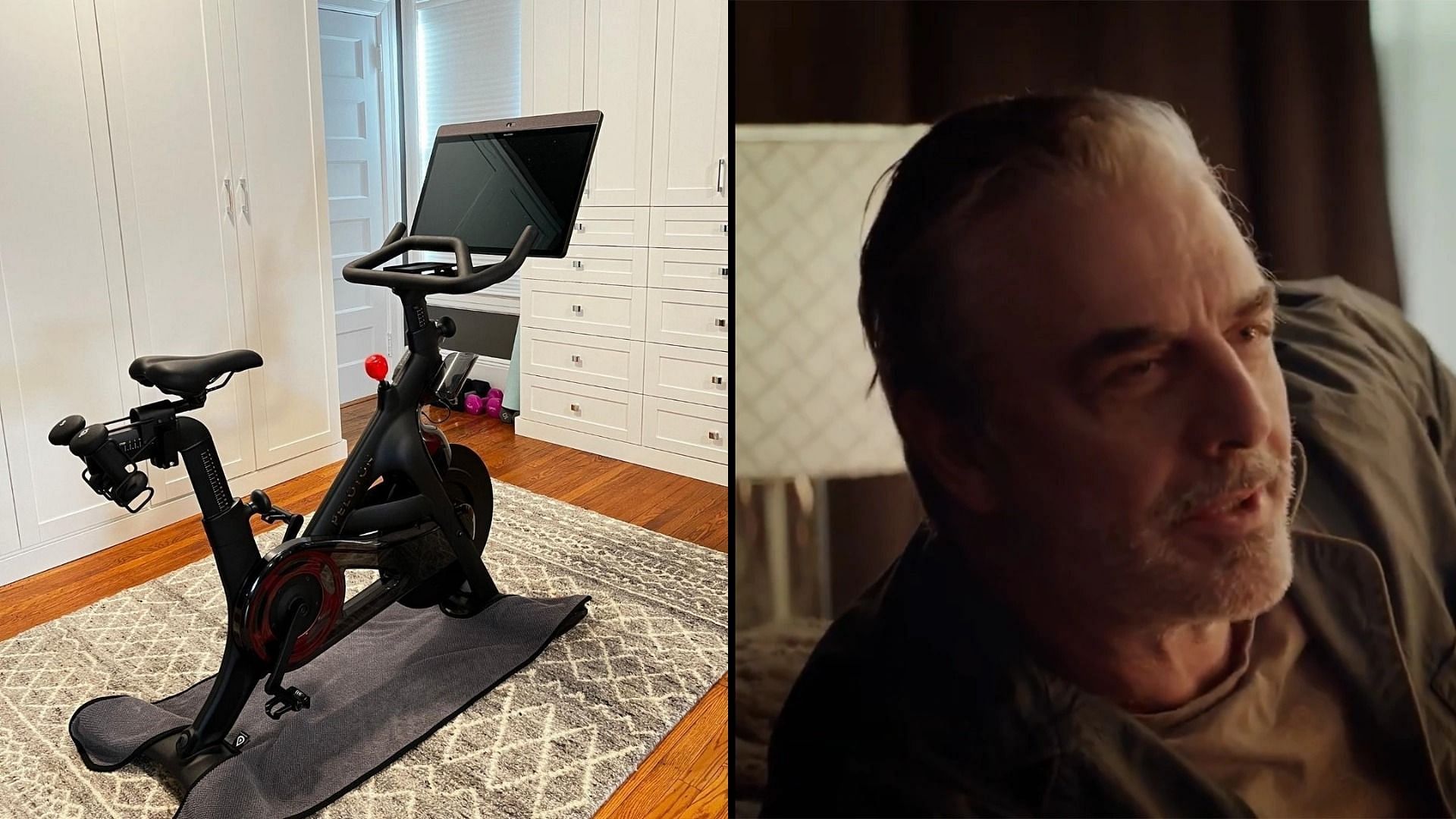 Peloton responded to SATC controversy with hilarious commercial featuring Ryan Reynolds, Chris Noth and Jess King (Image via Peloton/Instagram and Unspoiler Alert/YouTube)