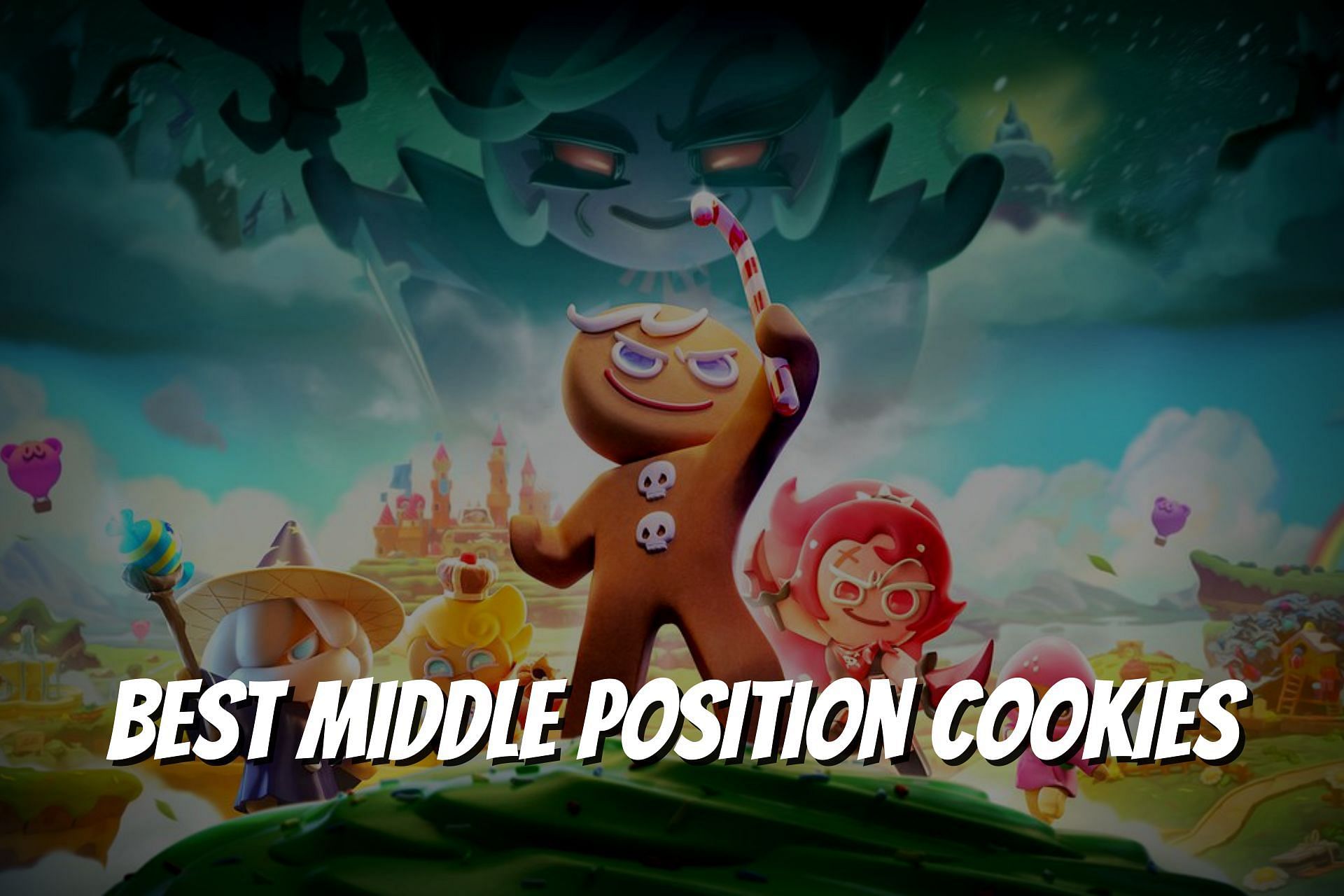 Cookie Run: Kingdom&#039;s top Middle position cookies (Image via Sportskeeda)