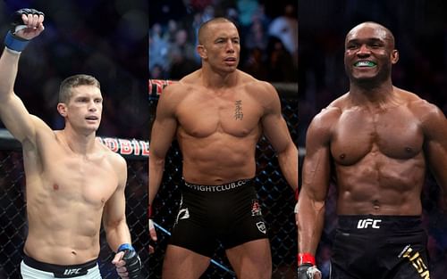 Stephen Thompson (L), GSP (C) and Kamaru Usman (R) PC: UFC