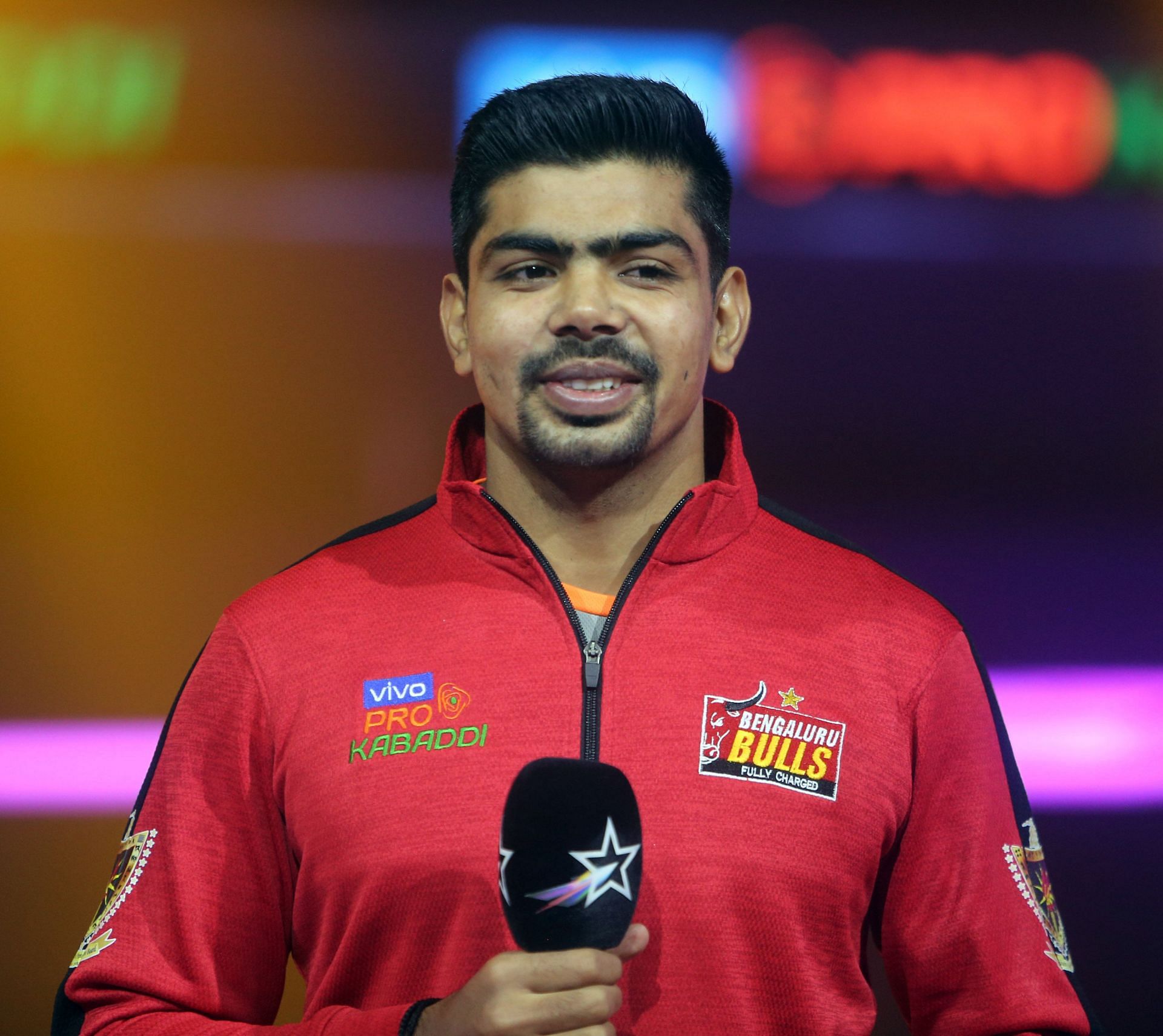 Bengaluru Bulls&#039; player Pawan Sehrawat - Image Courtesy: Twitter