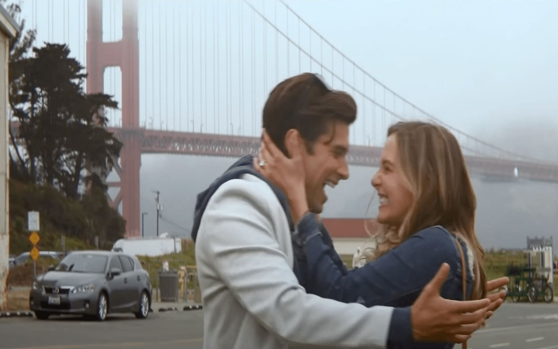 Still from Netflix&#039;s trailer for A California Christmas: City Lights (Image via YouTube)
