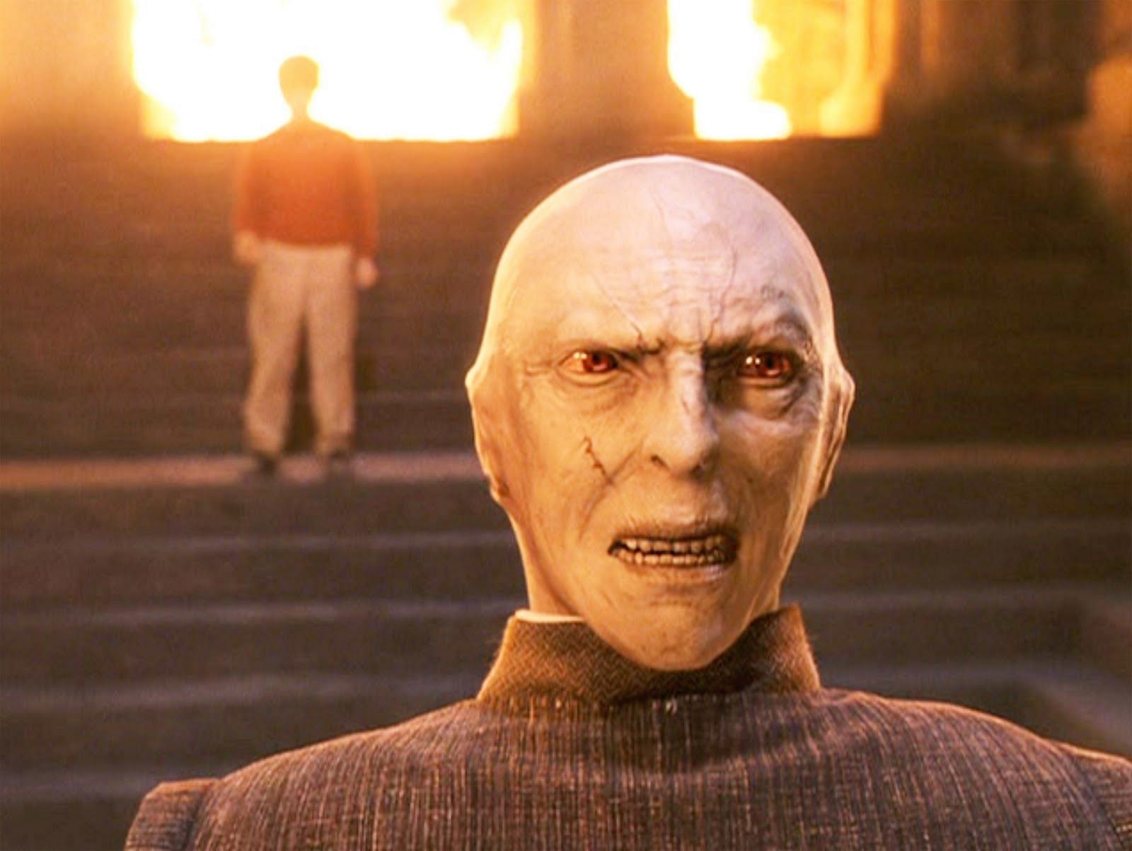 Richard Bremmer as Voldemort (Image via Warner Bros.)