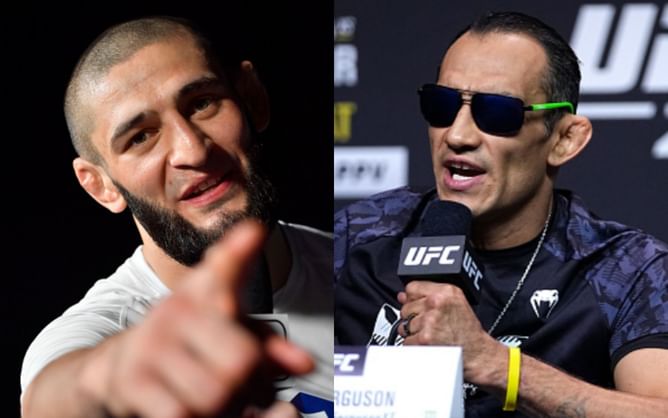"Sit Down Shut Up Before I Make You My B****" - Tony Ferguson blasts Khamzat Chimaev for saying he represents USA