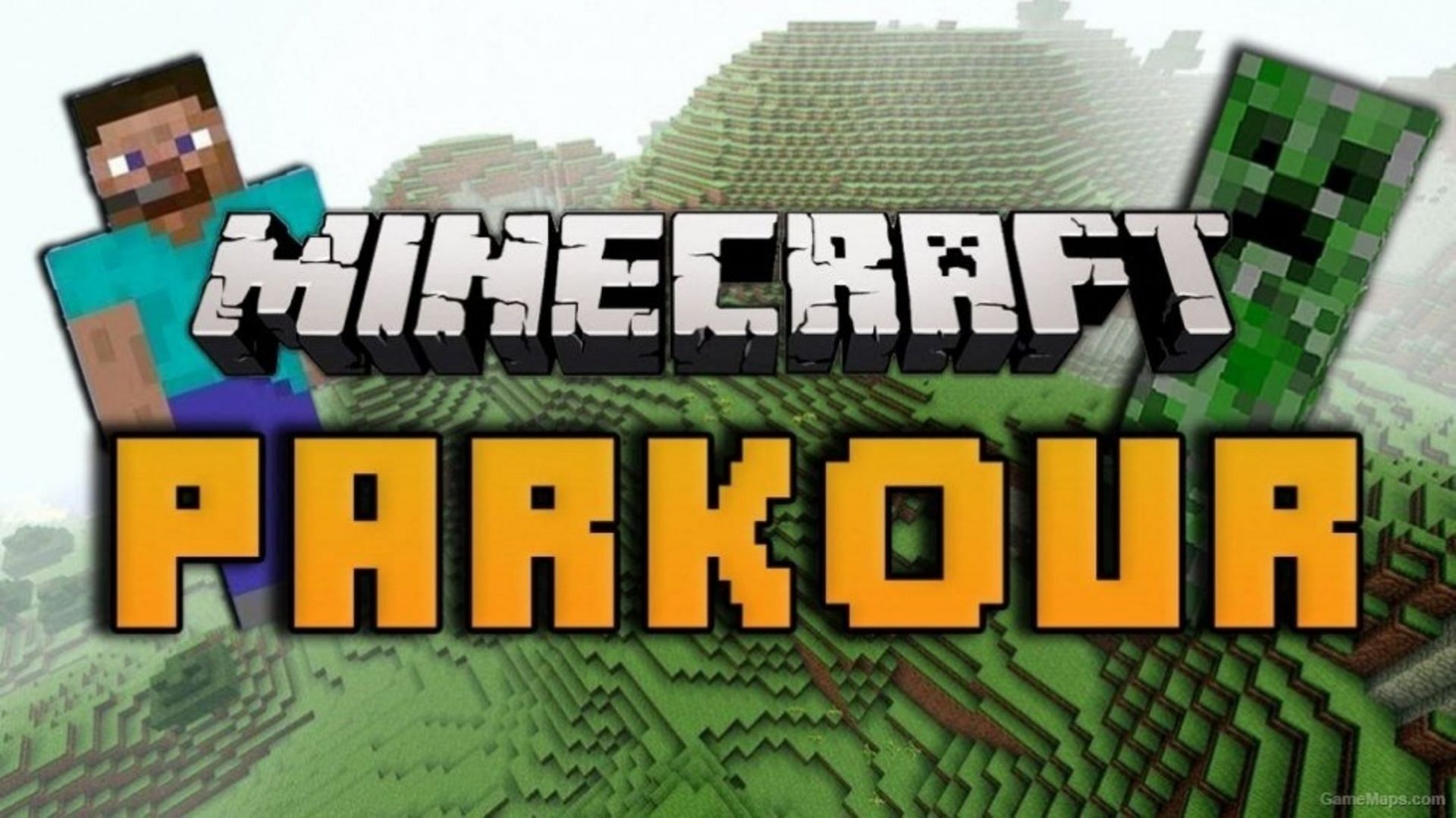 Parkour is an intense but fun game mode envisioned by the Minecraft community (Image via Mojang)
