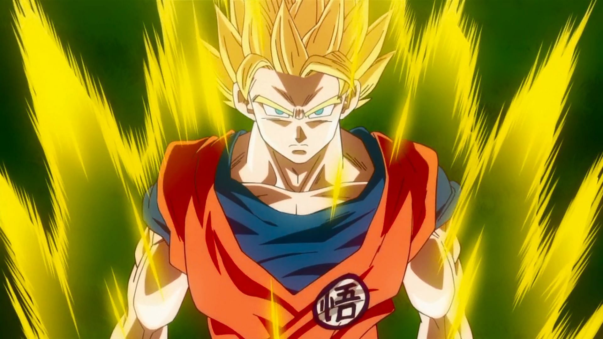 Goku&#039;s immense Ki (Image via Toei Animation)